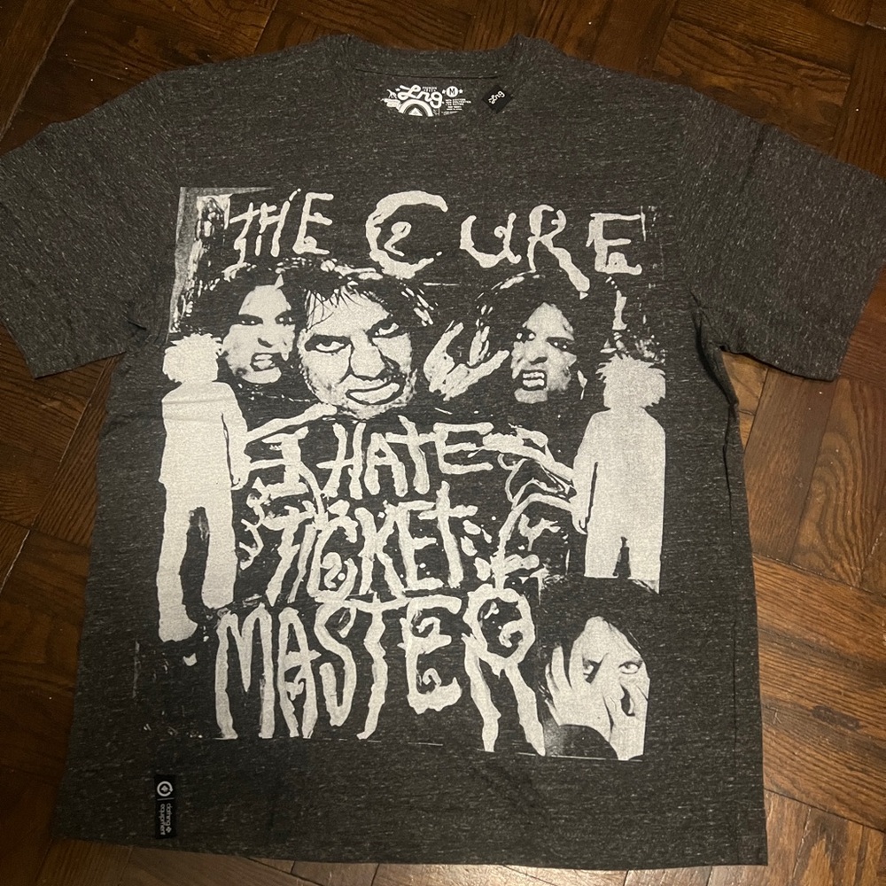 The Cure “ I hate ticket master” t-shirt mens Sz Medium